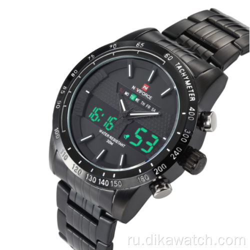 NAVIFORCE 9024 Водонепроницаемые спортивные мужские часы Студенческие кварцевые многофункциональные наручные часы